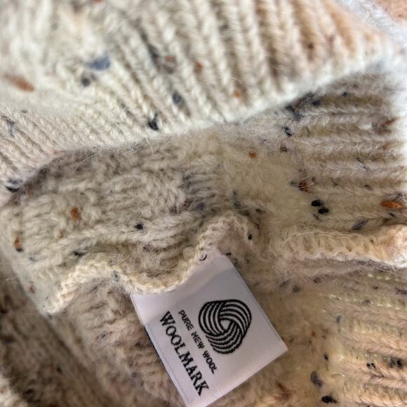 Tivoli Aran Sheepdog Sheep Vintage 90s Cable Knit Sweater Girls Size 11/13 - Picture 15 of 15